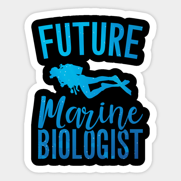 Future Marine Biologist Sticker by captainmood